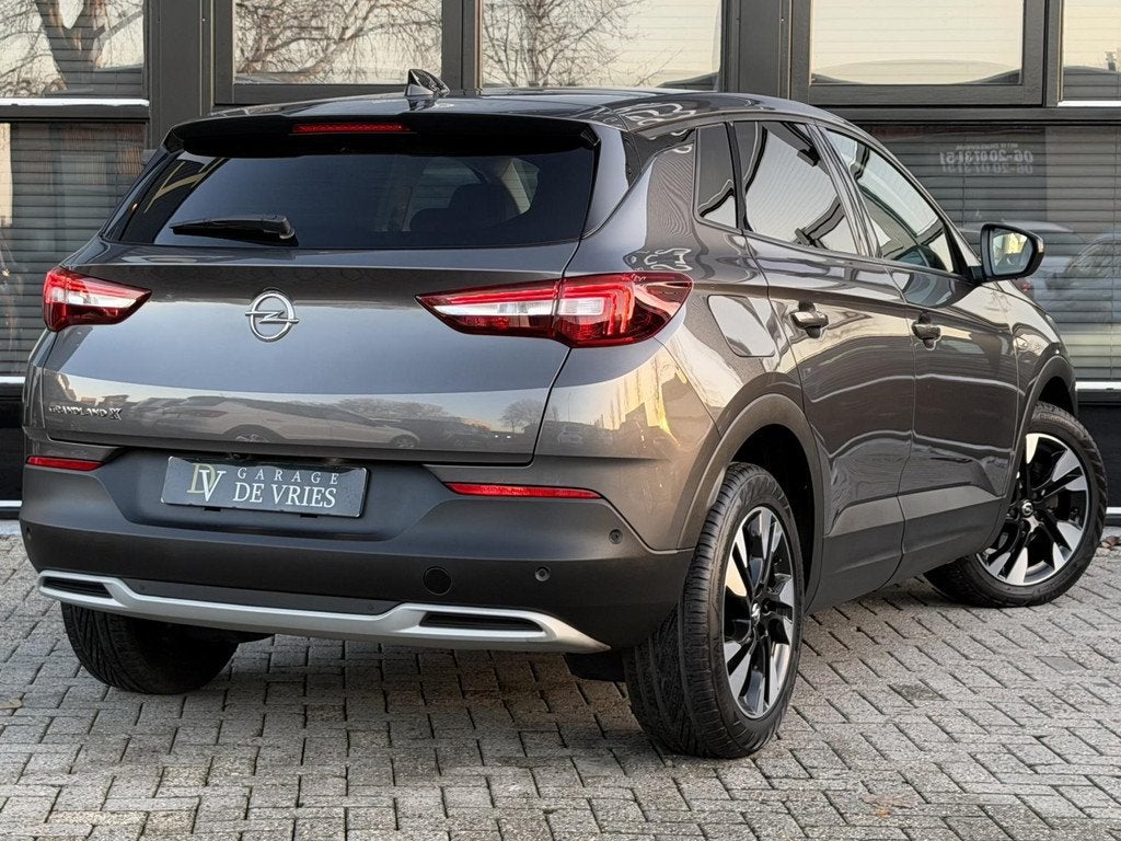 Opel Grandland X 1.6 Turbo Ultimate Aut Panoramadak Full Opt, Auto's, Opel, Gebruikt, Zwart, 4 cilinders, 181 pk