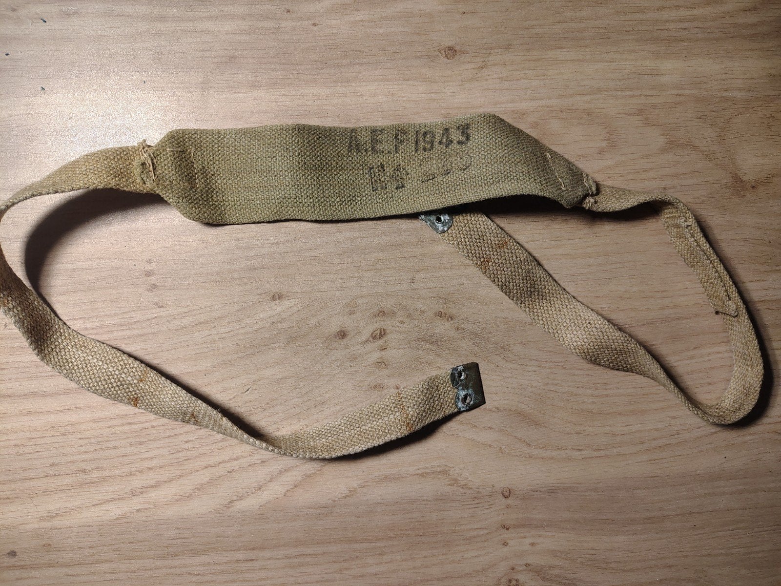 Britse WW2 Khaki Web Support Brace 1943, Verzamelen, Ophalen of Verzenden, Engeland