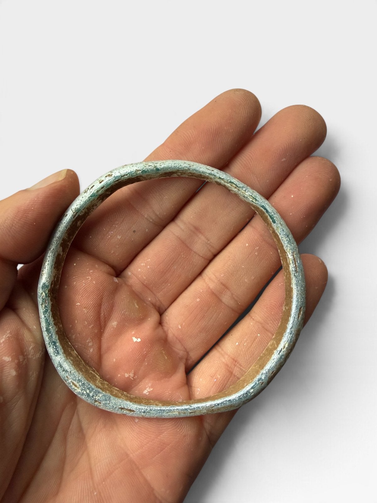 Authentieke Romeinse Glas Armband - Bodemvondst, Ophalen of Verzenden, Gebruikt, Overige kleuren, Overige materialen