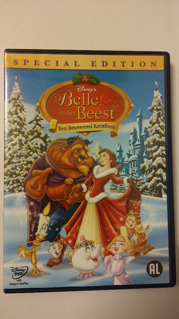 Belle en het beest een betoverend kerstfeest Disney dvd, Alle leeftijden, Ophalen of Verzenden, Gebruikt, Overige soorten