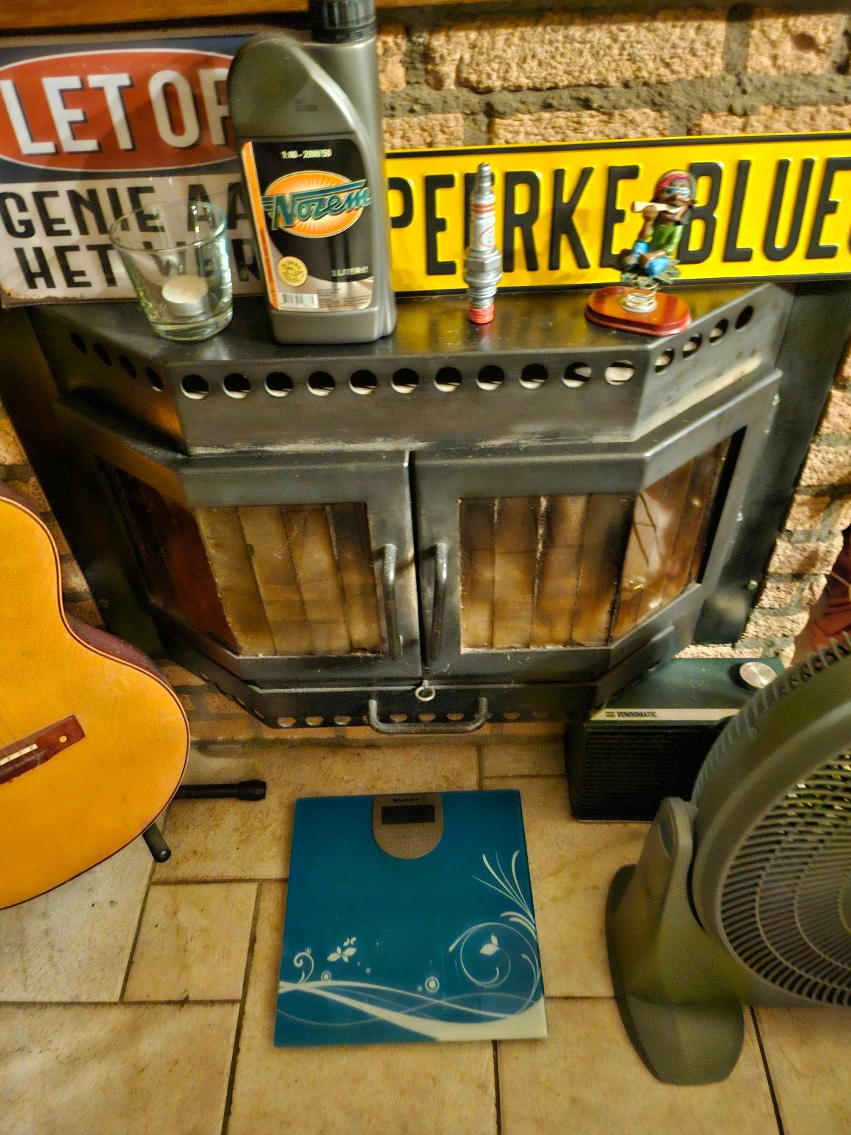 hout kachels te koop, Ophalen, Zo goed als nieuw, Hout, Houtkachel