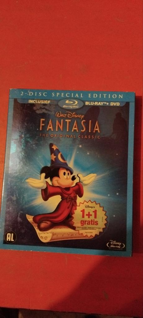 Fantasia - The Original Classic - Blu-ray + DVD (2-disc), Alle leeftijden, Overige genres, Ophalen of Verzenden, Zo goed als nieuw