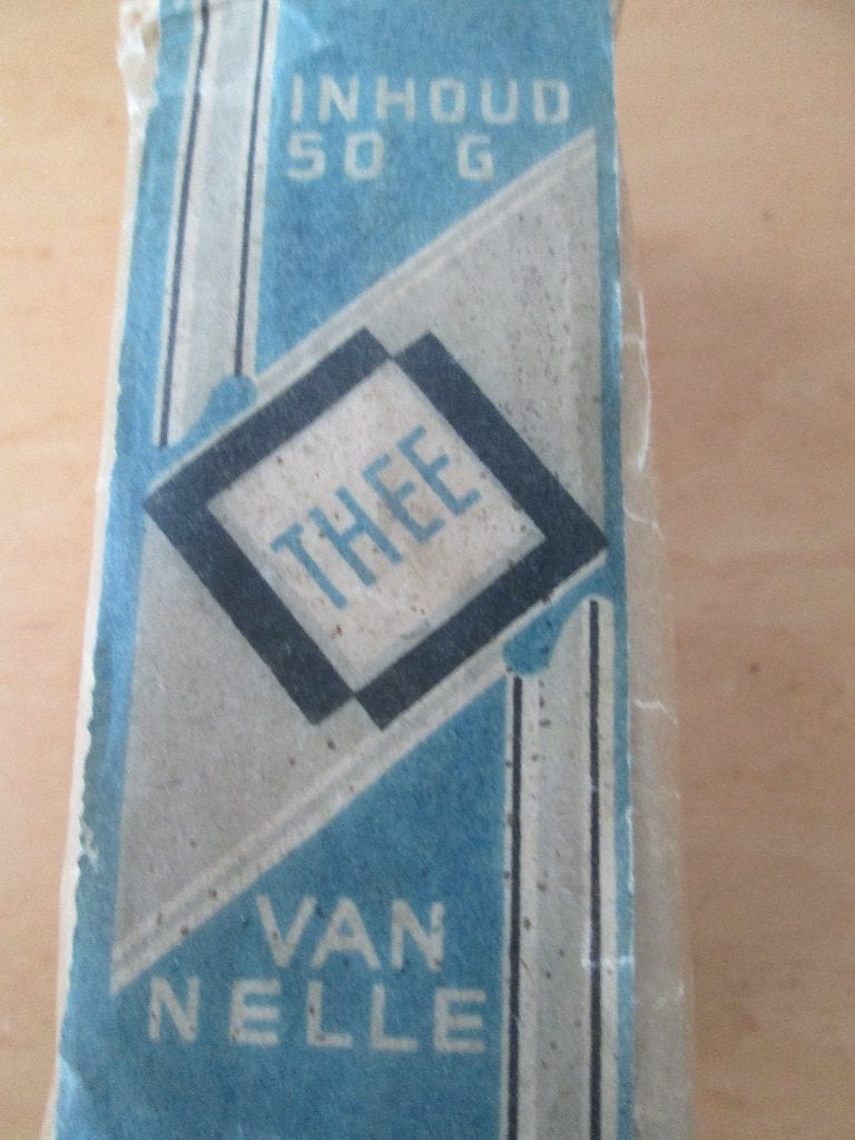 Uit jaren ’30 compleet pakje van Nelle thee. 50 gr, Ophalen of Verzenden