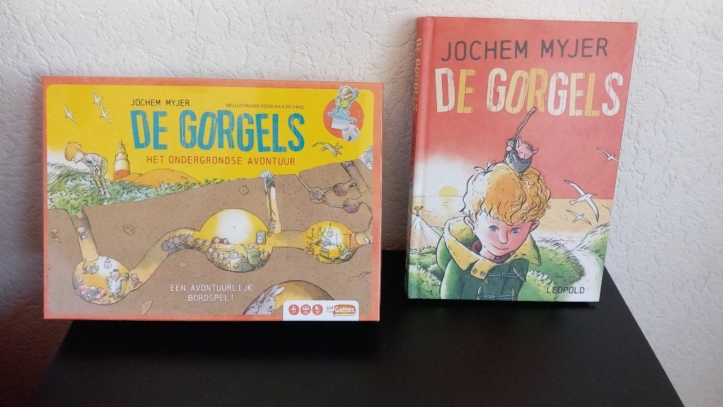 Jochem Myjer - De Gorgels bordspel (nieuw in seal) en boek, Vijf spelers of meer, Ophalen of Verzenden, Nieuw, Just Games