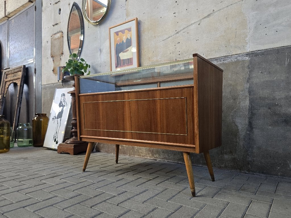 Mid Century Toonbank Vintage Winkel Vitrine Balie Counter 2