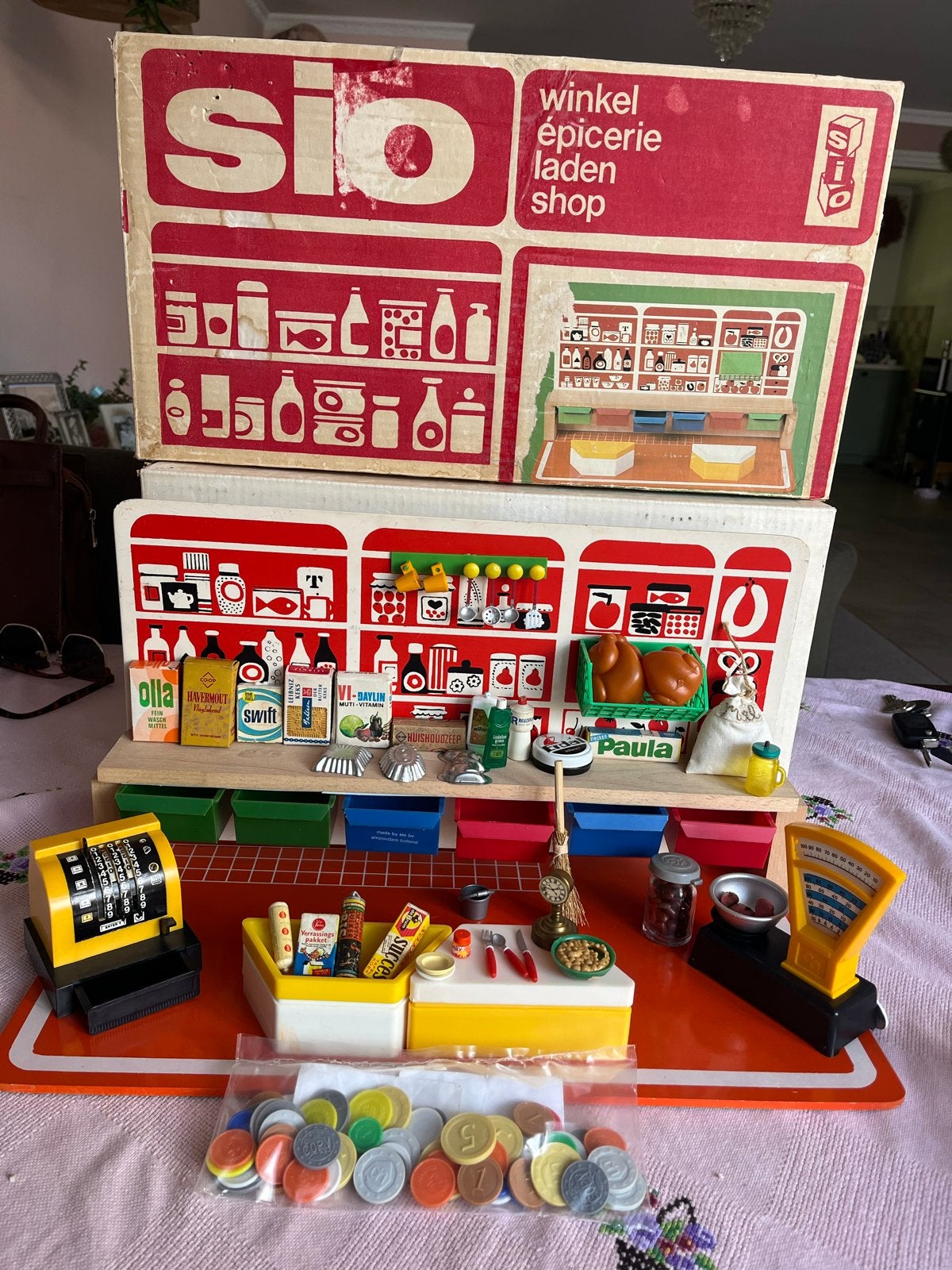 Vintage SIO Jaren '70 Winkel Speelset Compleet, Ophalen of Verzenden, Zo goed als nieuw, Jongen of Meisje