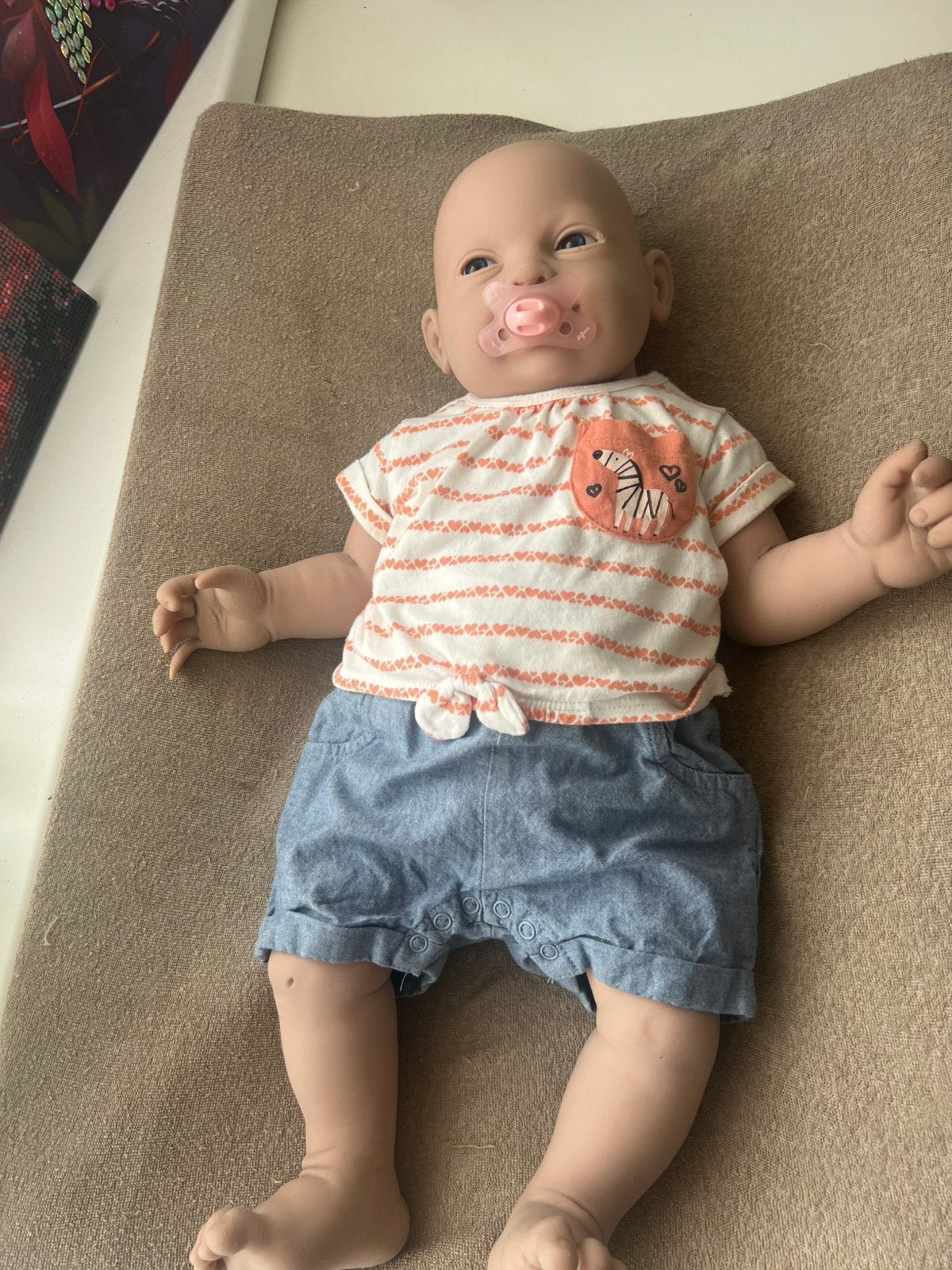 Reborn ivita, Verzamelen, Poppen, Ophalen of Verzenden, Gebruikt, Babypop