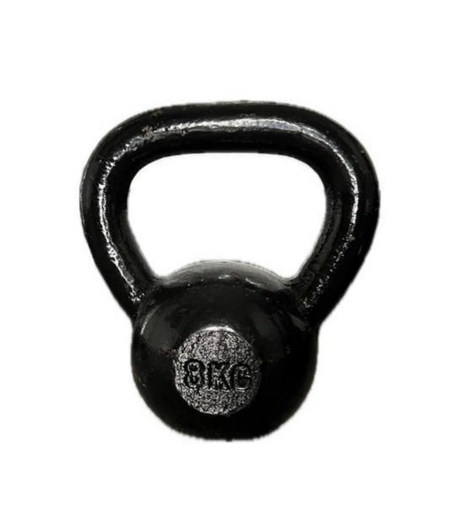 Gietijzeren Kettlebell - 8kg, Ophalen of Verzenden, Zo goed als nieuw, Kettlebell