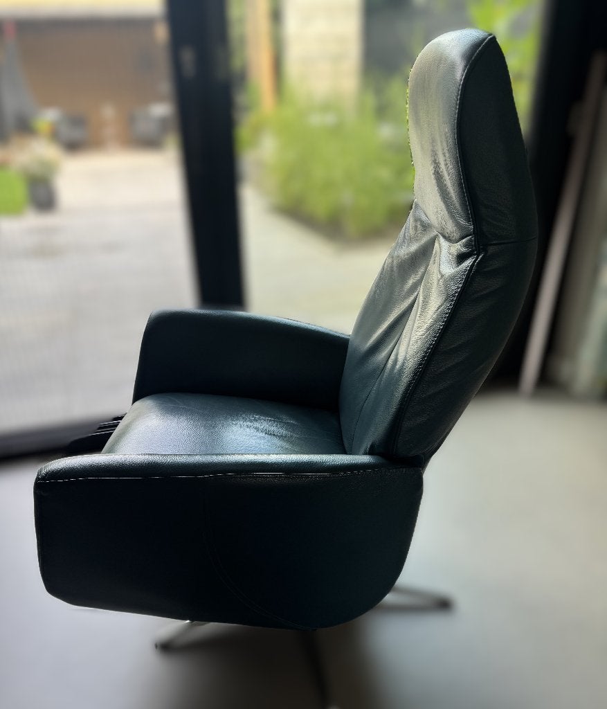 relaxfauteuil Conga [electrisch accu], Gebruikt, Minder dan 75 cm, Leer, Ophalen of Verzenden