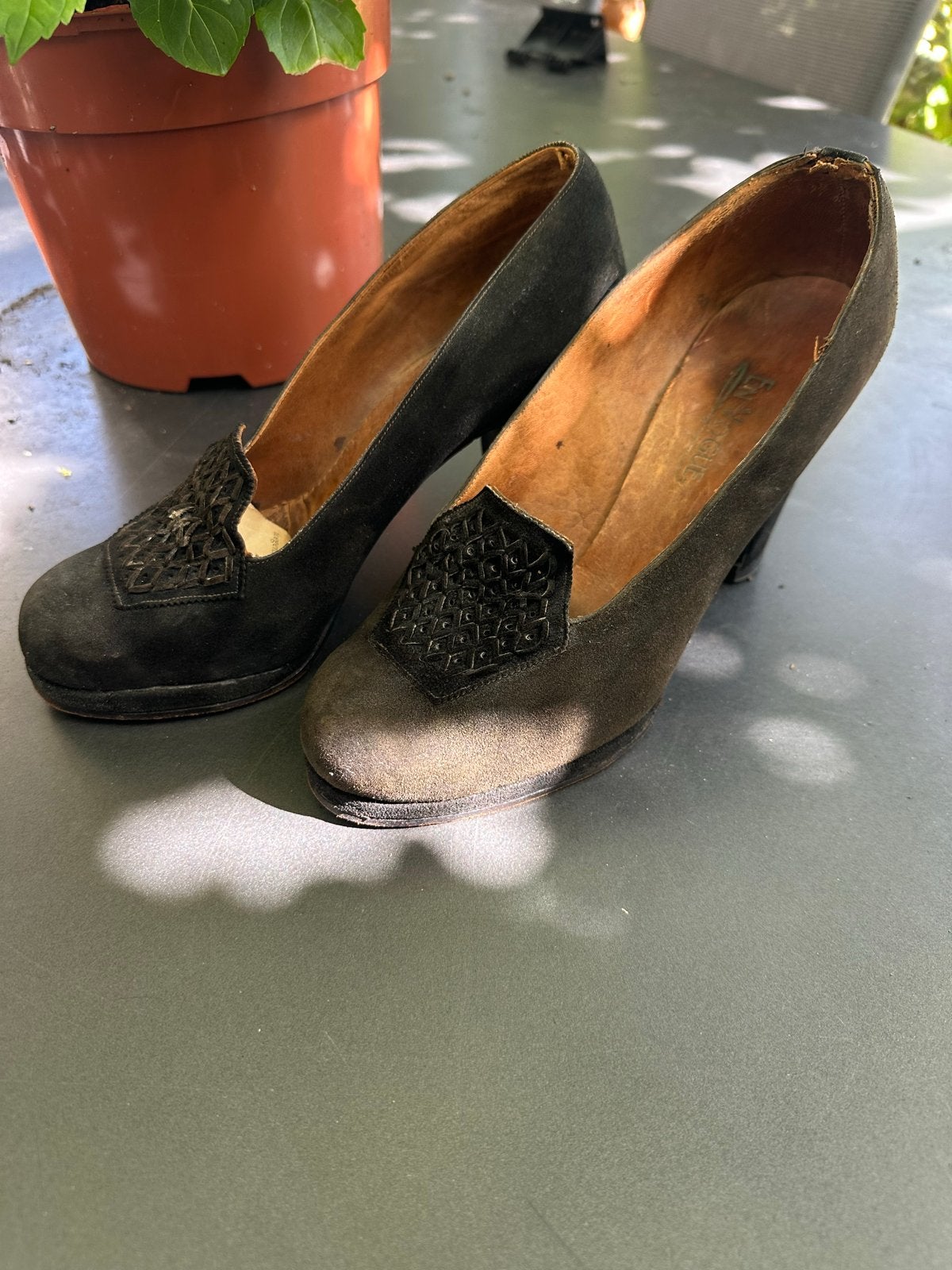 Vintage 'In Vogue' pumps uit 1948, Ophalen of Verzenden, Dames