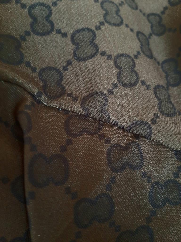 Leuk Gucci print vestje/kimono maat 50-52, Kleding | Heren, Ophalen of Verzenden, Maat 48/50 (M), Blauw
