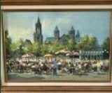 Pie Wilhelmus Vrijthof Maastricht  schilderij, Antiek en Kunst, Kunst | Schilderijen | Klassiek, Ophalen
