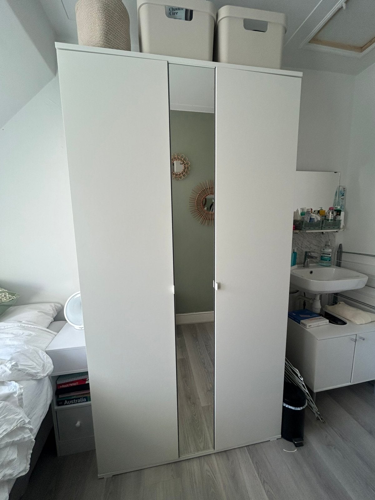 Vihals kledingkast, Huis en Inrichting, Kasten | Kledingkasten, Ophalen, Zo goed als nieuw, 50 tot 75 cm, 150 tot 200 cm