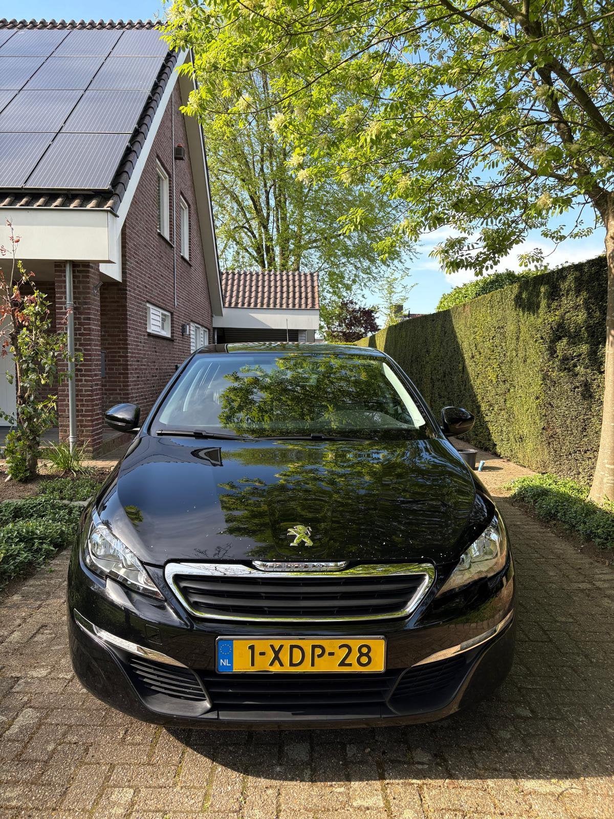 Peugeot 308 1.6E-HDI 88/120 5-D 2014 Zwart, Auto's, Voorwielaandrijving, 1160 kg, 4 cilinders, Zwart