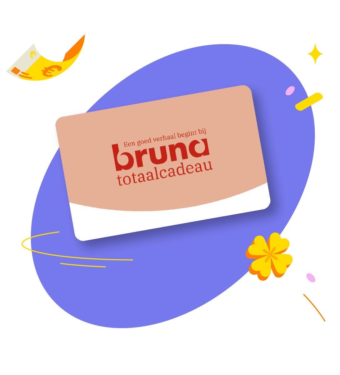 Bruna kadokaart met €48,21 saldo, Tickets en Kaartjes, Kortingen en Cadeaubonnen, Eén persoon, Cadeaubon, Warenhuis- of Winkelbon