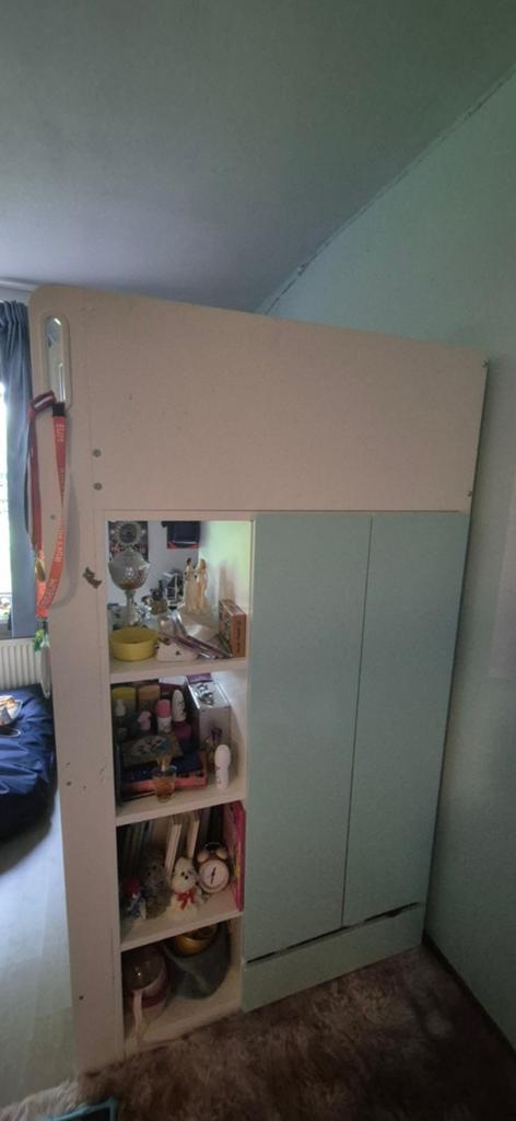 Ikea hoogslaper, Ophalen, Eenpersoons, 90 cm, Hoogslaper