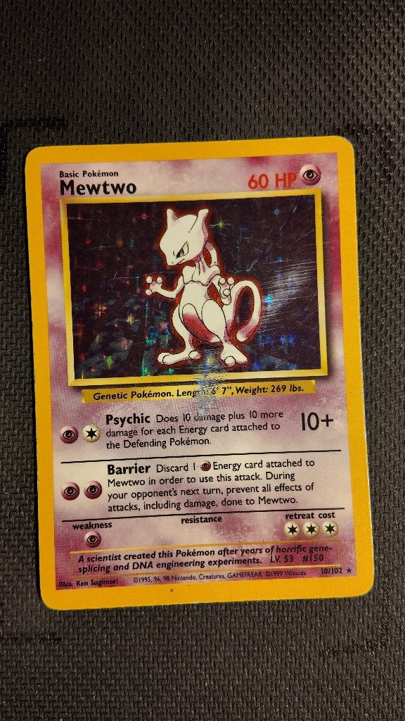Mewtwo 10 Base | Pokemon kaart, Ophalen, Zo goed als nieuw, Losse kaart, Foil
