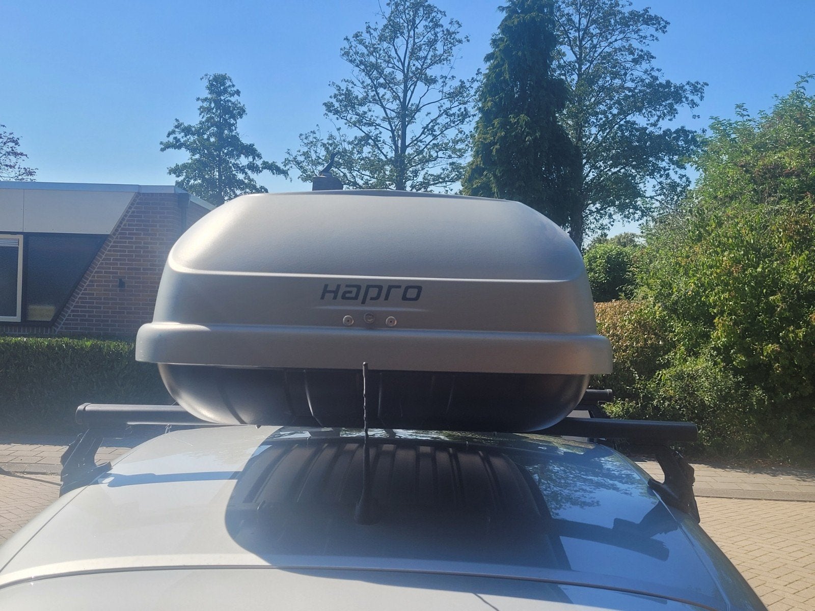 Dakkoffer Hapro Roady 360 Silver, Auto diversen, Dakkoffers, Ophalen, Gebruikt