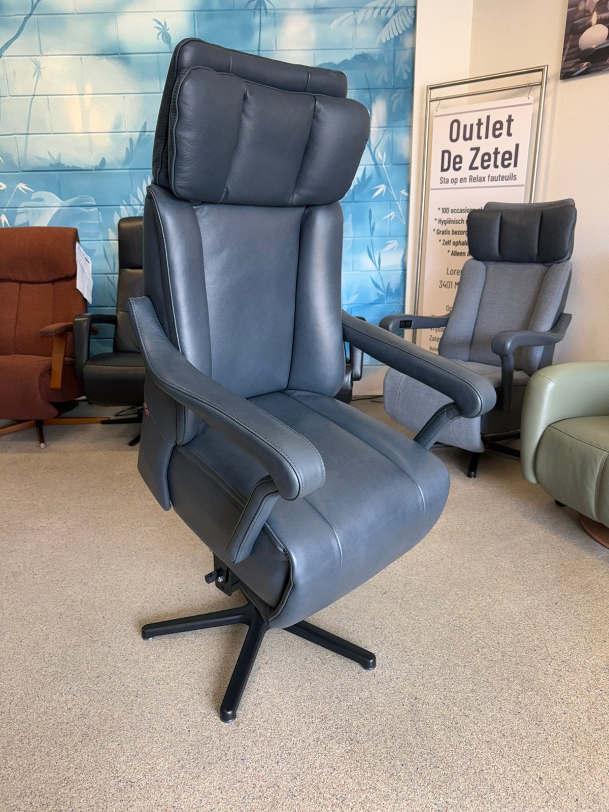 Nieuwe Dat Zit sta op stoel relax fauteuil gratis bezorgd, Ophalen of Verzenden, Nieuw, Leer, Ruim 100 A merken gebruikt en nieuw