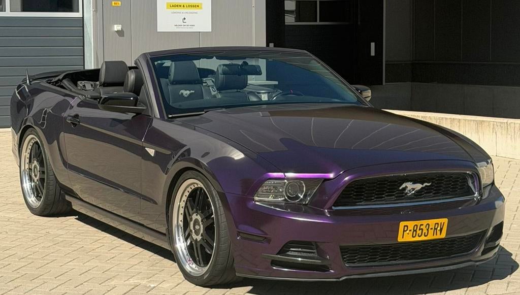 ‼️GERESERVEERD‼️FORD MUSTANG CABRIO 3.7 V6 310PK FULL OPTIE, Automaat, Euro 5, 3700 cc, Zwart