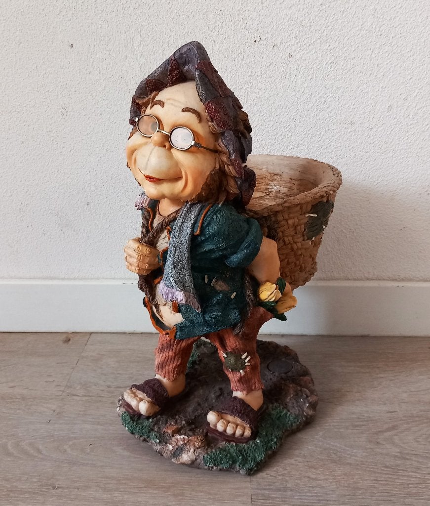 Unieke Efteling Laaf 'Lokie' Plantenbak Serienummer 1999, Verzamelen, Ophalen, Zo goed als nieuw, Beeldje of Poppetje