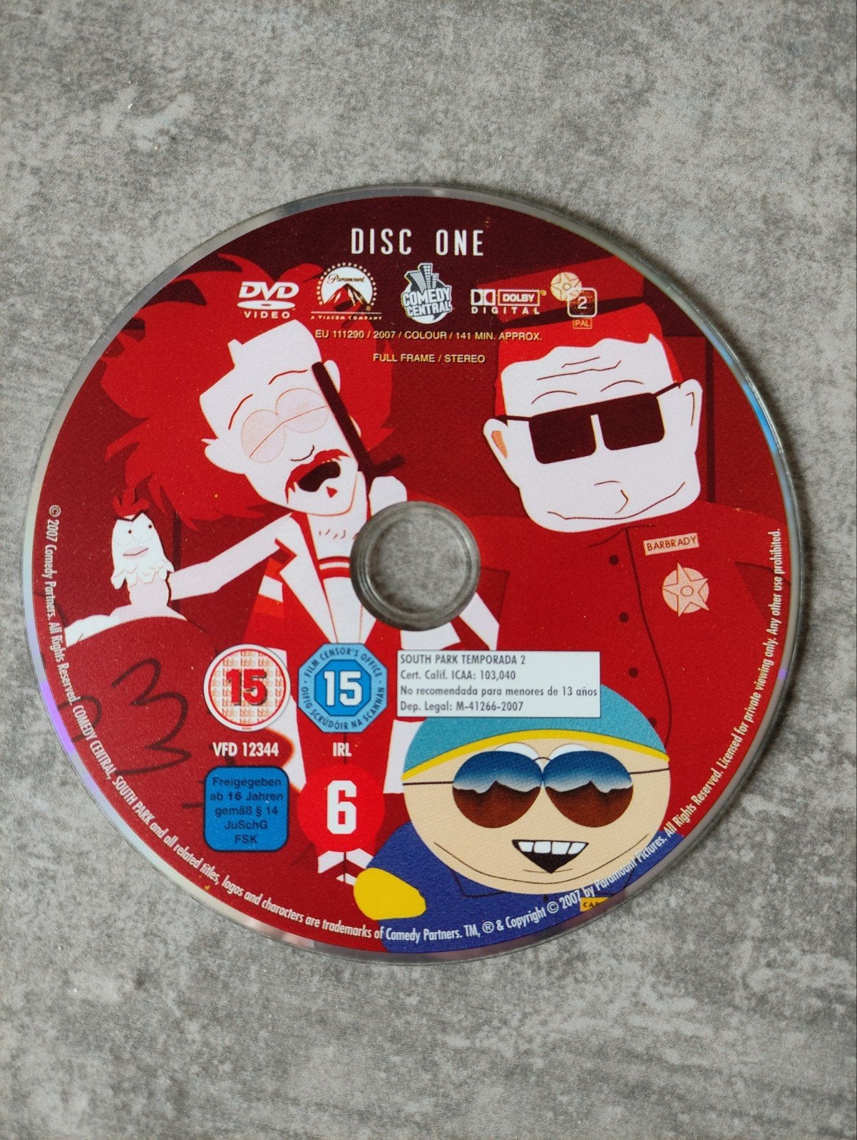 South park seizoen 2 disc one, Vanaf 12 jaar, Ophalen of Verzenden, Zo goed als nieuw, Amerikaans