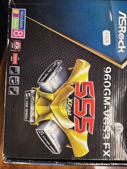 ASRock 960GM-VGS3 FX Moederbord, Computers en Software, Ophalen of Verzenden, Nieuw