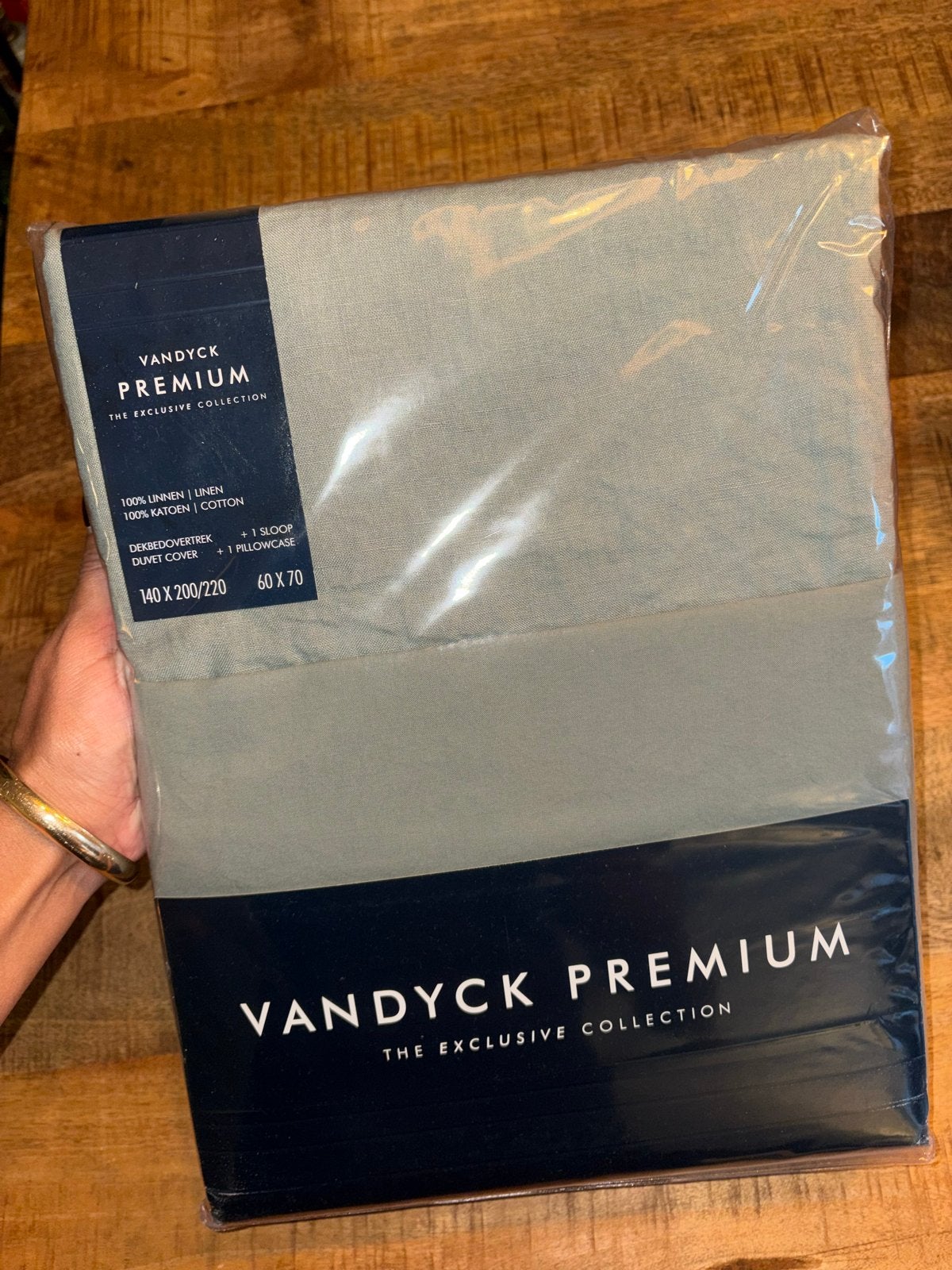 Vandyck Premium Dekbedovertrek en Hoeslaken - Nieuw, Eenpersoons, Dekbedovertrek, Vandyck, Katoen