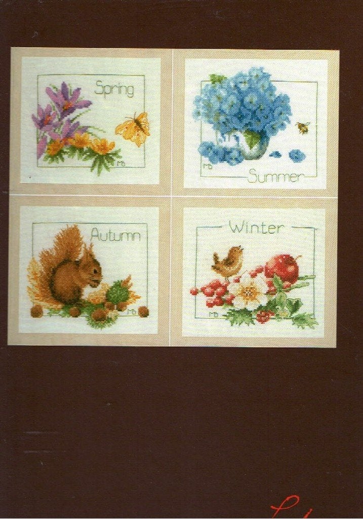 Cado marjolein bastin borduurpakket, 4 jaargetijden 621, Ophalen of Verzenden, Nieuw, Handborduren, Borduurpakket