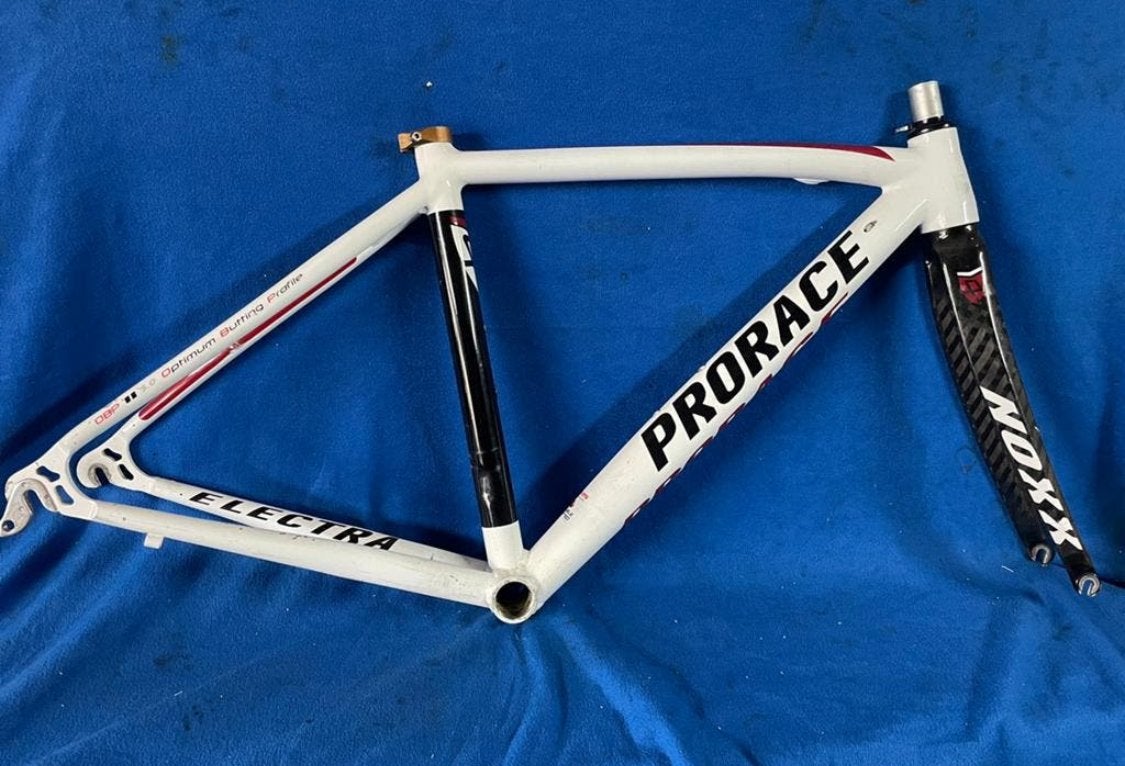 Aluminium Prorace Electra Noxx racefiets frame 44ct, Frame, Gebruikt, Verzenden, Aluminium