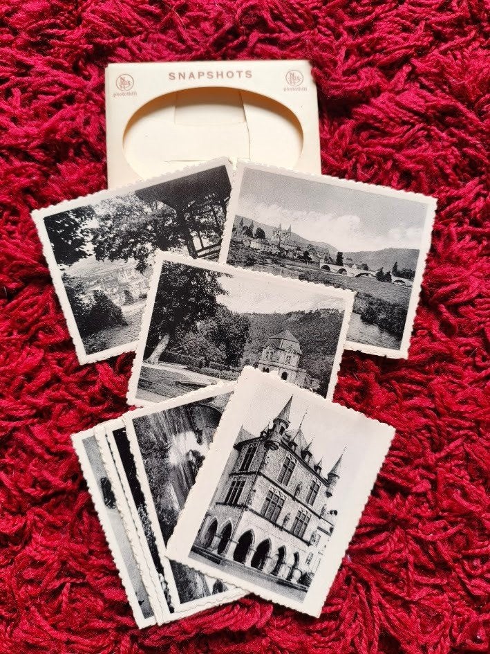 Fotoboekje Echternach (Luxemburg) snapshots serie 1, Gebruikt, Foto, Voor 1940, Buitenland