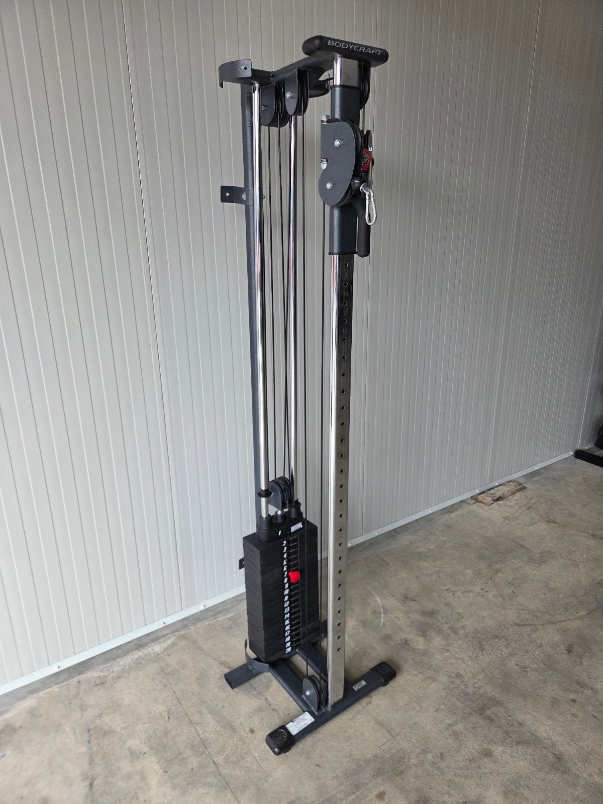 Bodycraft latpully verstelbare pully met 90kg steekgewichten, Ophalen, Zo goed als nieuw, Overige typen