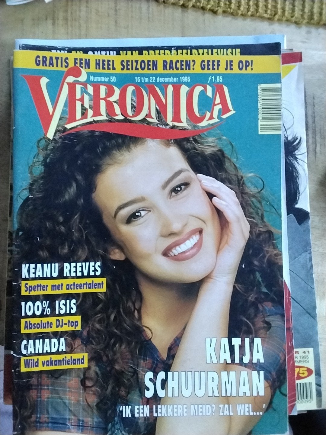 Veronica Magazine 1995 - Katja Schuurman, Keanu Reeves, Ophalen of Verzenden, Gelezen, Overige typen