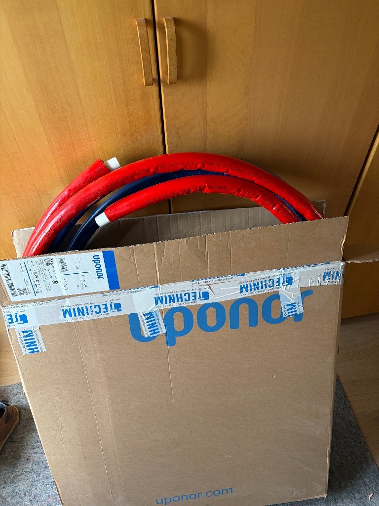 Uponor geïsoleerde buis 25 - 2x 5 m, Ophalen, Overige materialen, Overige typen, Nieuw