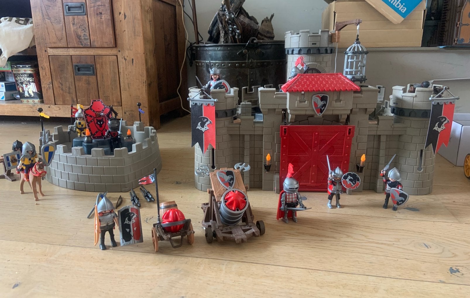 Playmobil riddercollectie met kasteel en meer, Ophalen, Complete set, Zo goed als nieuw, Kasteel/Fort