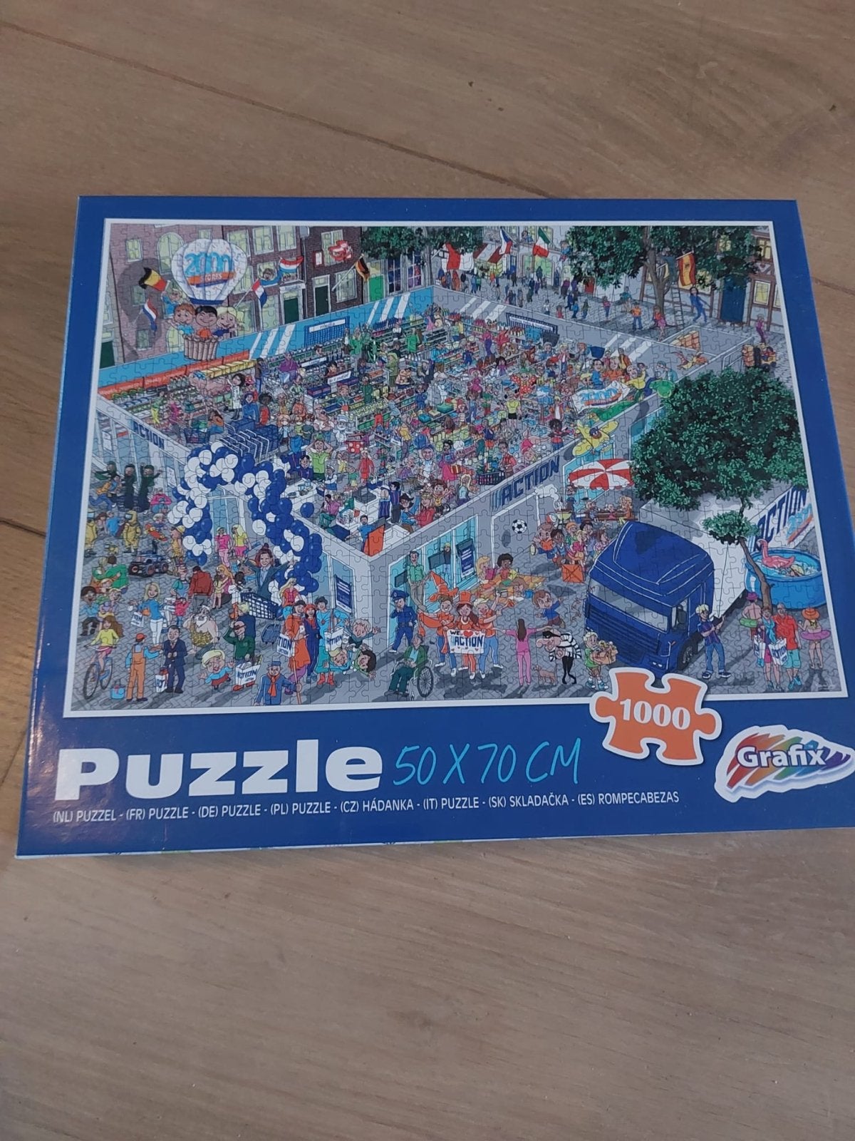 Grafix Legpuzzel 1000 stukjes - 50x70 cm, Ophalen of Verzenden, 500 t/m 1500 stukjes, Zo goed als nieuw, Legpuzzel