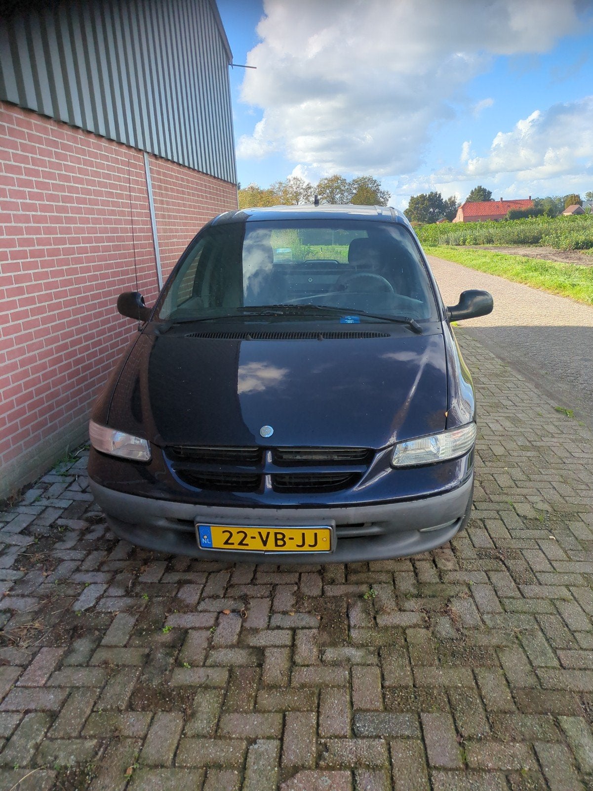 dodge ram van lpg automaat 189146 km, Auto's, Stof, (Grand) Caravan, 150 pk, Blauw