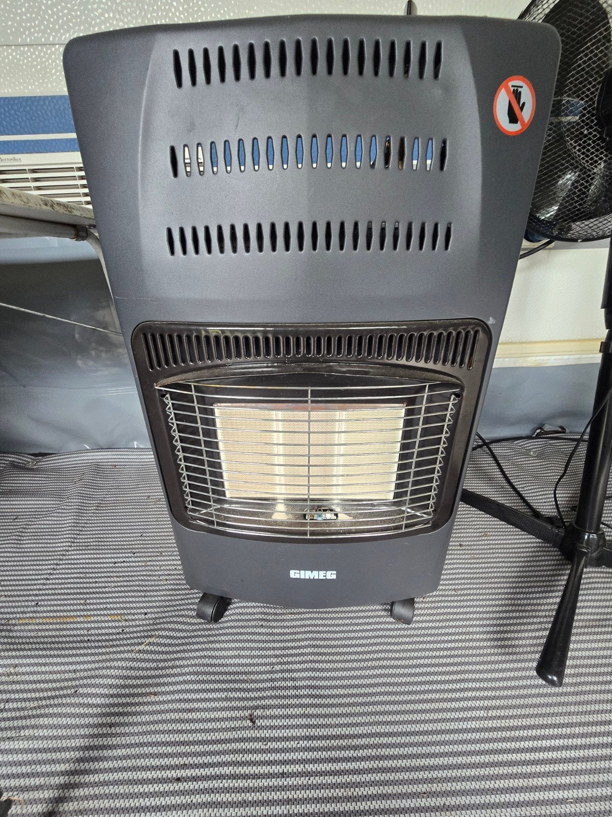 Gimeg Gaskachel - Vrijstaande Terrasverwarmer, Ophalen, Gebruikt, Gas, Vrijstaand