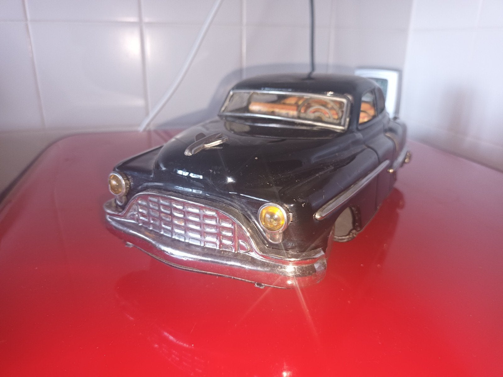 blikken speelgoed. 4 deurs oldsmobile 1952. yonezawa/ichiko., Ophalen of Verzenden