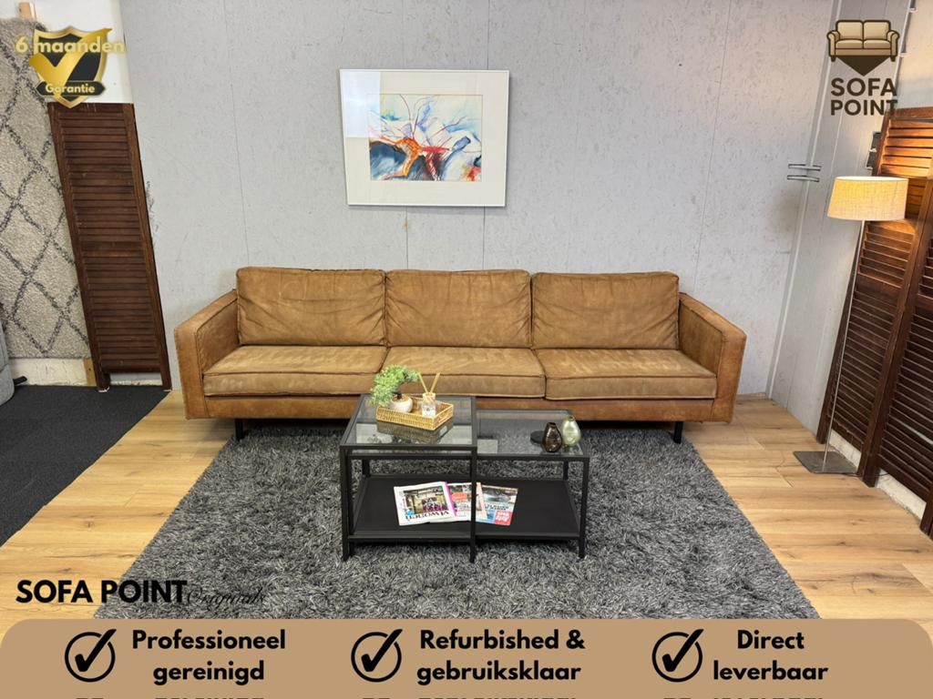 Cognac 3-Zits Bank - GRATIS LEVERING, Huis en Inrichting, Banken | Bankstellen, 75 tot 100 cm, Ophalen of Verzenden, Noordkade 68A