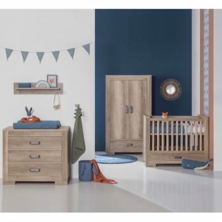 Kidsmill Brent Babykamer Set Oldwood - NIEUWSTAAT!, Ophalen, Zo goed als nieuw, Jongetje of Meisje
