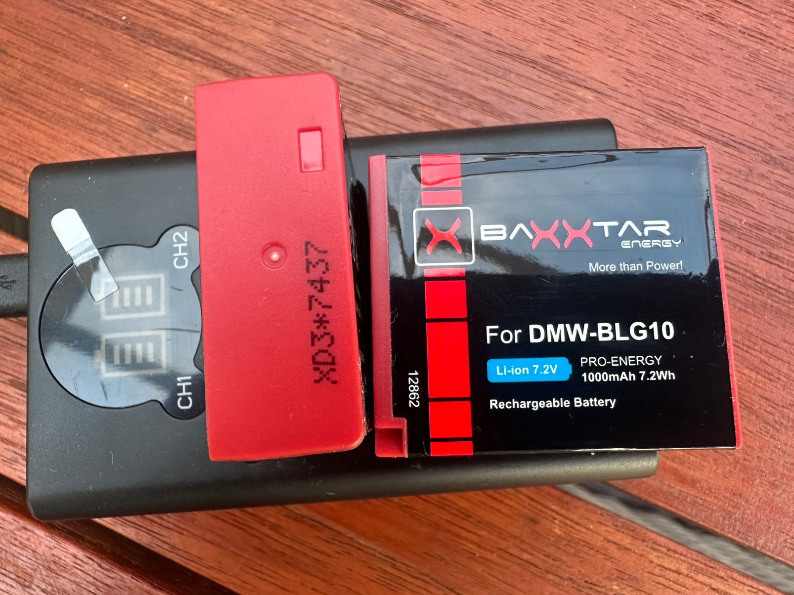 Panasonic DMW-BLG10E accu’s met lader usb snoer, Panasonic, Panasonic, Accu, Geschikt voor twee batterijen