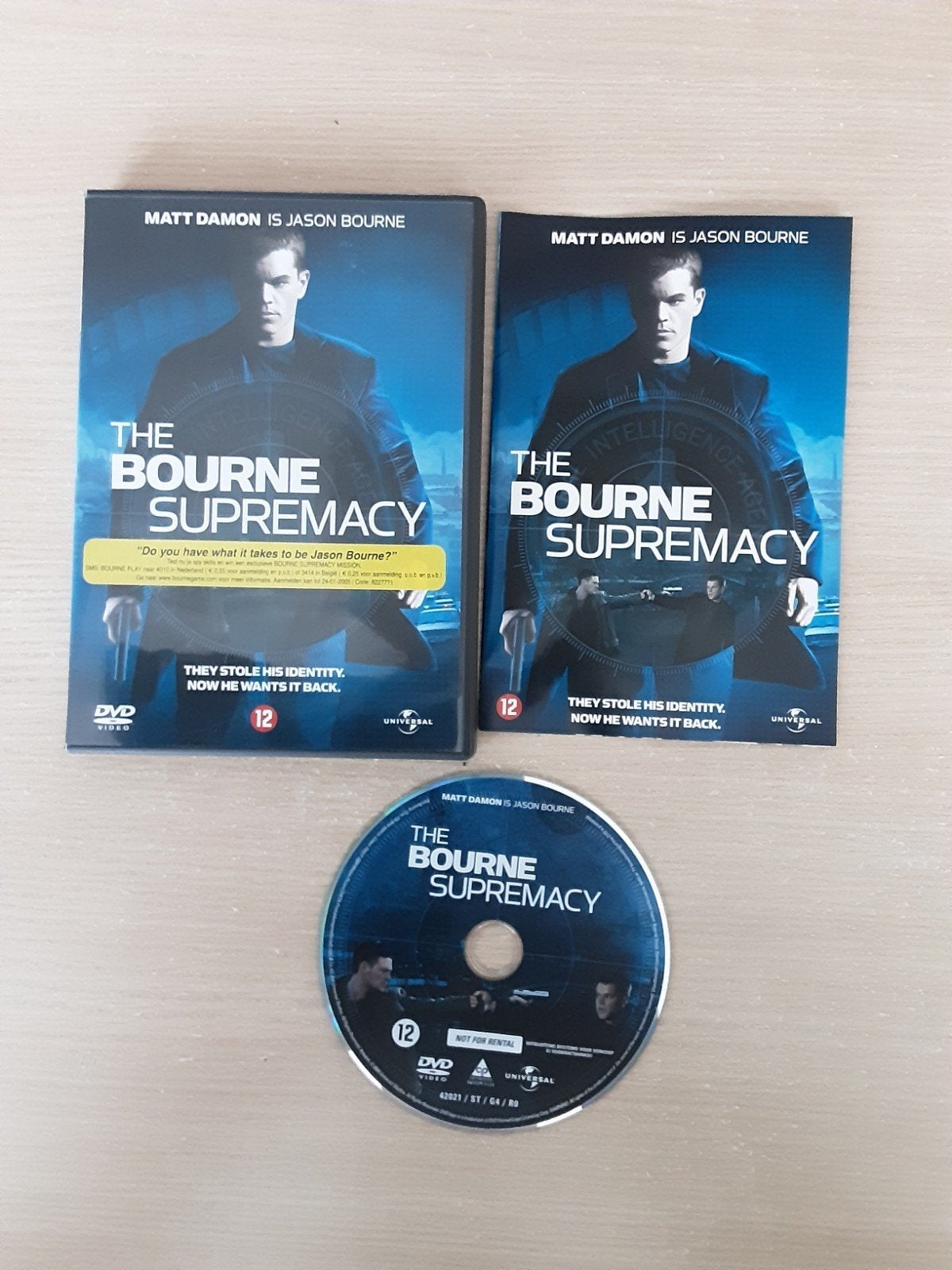Film The Bourne Supremacy (Matt Damon) veel films van 1euro, Vanaf 12 jaar, Ophalen of Verzenden, Actie