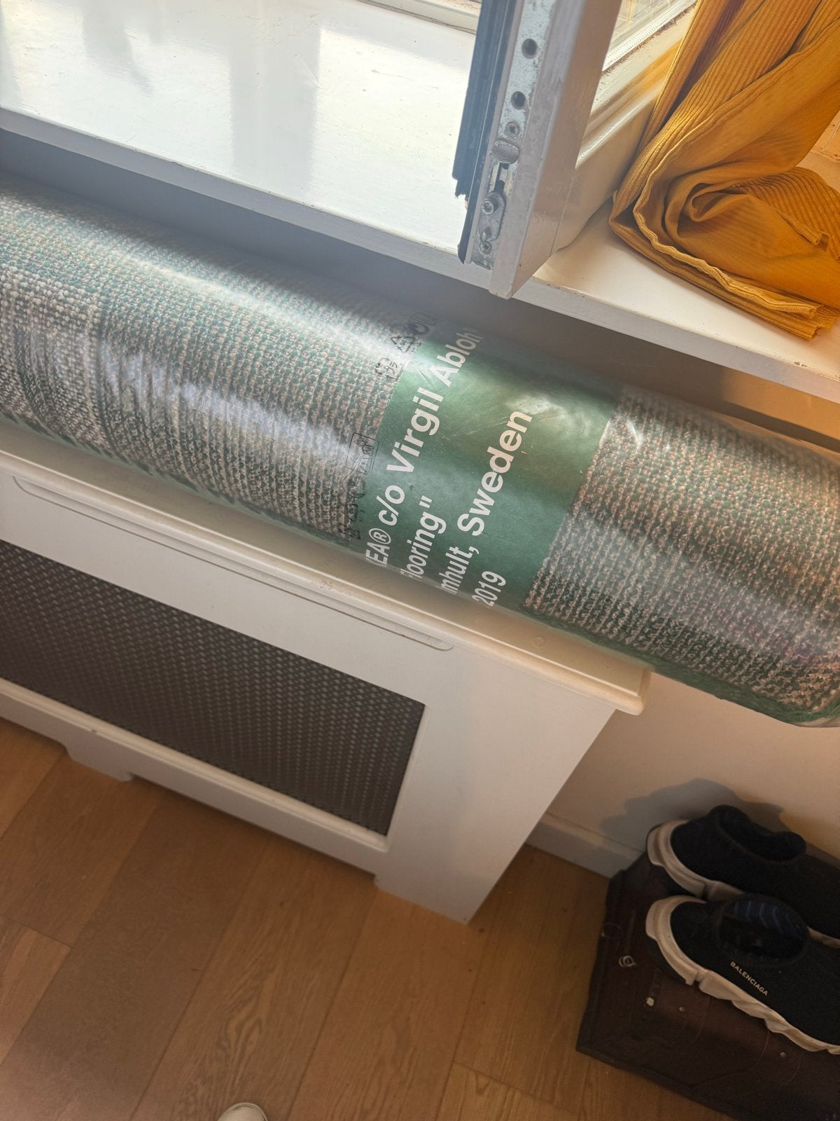 IKEA x Virgil Abloh MARKERAD "Wet Grass" Kleed Nieuw, Ophalen, 100 tot 150 cm, Rechthoekig, Groen