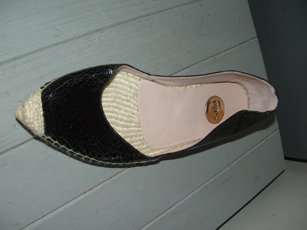 Ras espadrilles pointed toe flat instappers maat 37, Kleding | Dames, 'Ras, Ophalen of Verzenden, Zo goed als nieuw, Instappers