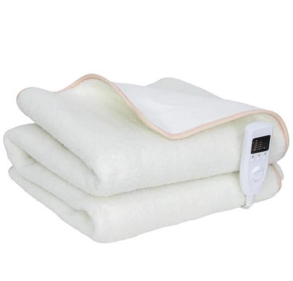 Elektrische Deken - Comfortabel en Warm NIEUW, Eenpersoons, Wit, Nieuw, Ophalen of Verzenden