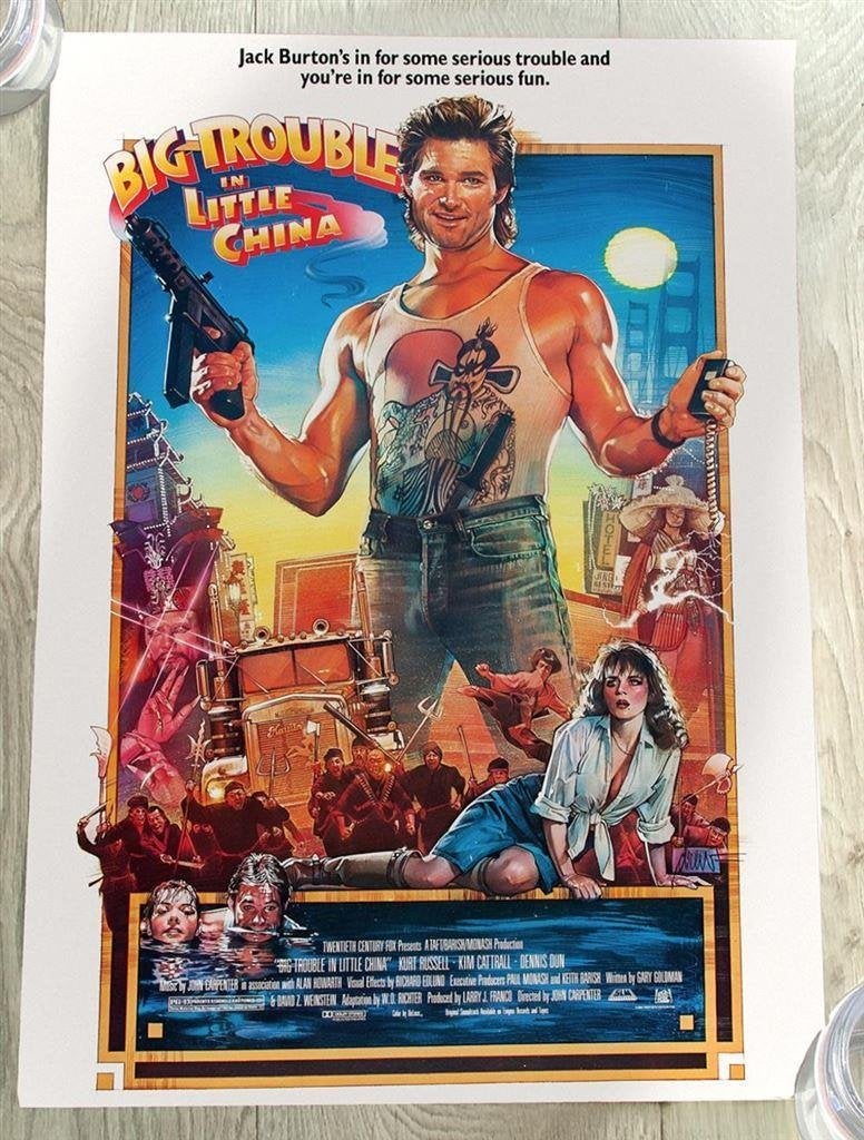 Big Trouble in Little China grote Film Poster, Verzenden, Nieuw, Poster