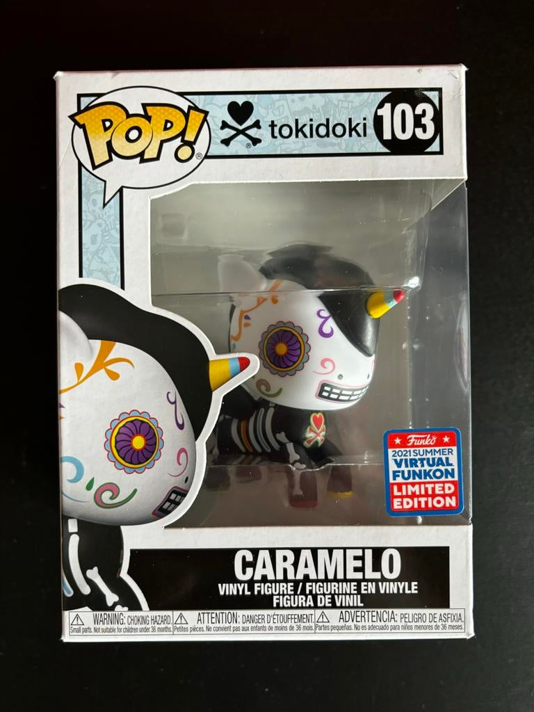 Funko Pop! Tokidoki Caramelo #103 - Summer Virtual Funkon, Verzamelen, Poppetjes en Figuurtjes, Ophalen of Verzenden, Nieuw