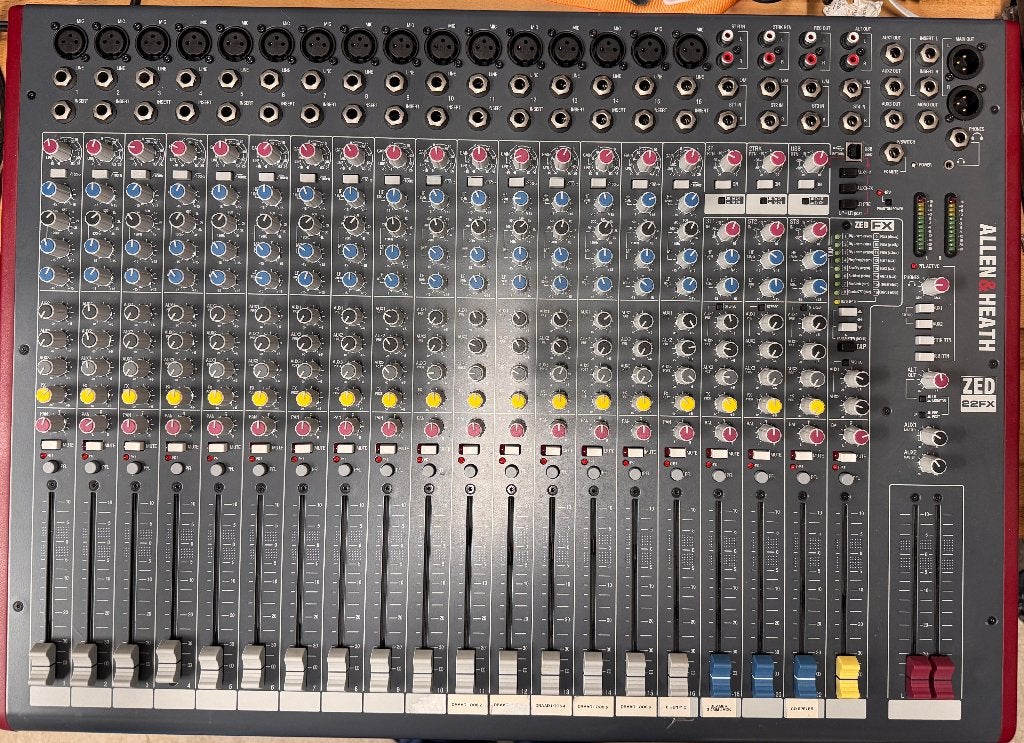 Allen&Heat Mengpaneel, Muziek en Instrumenten, Mengpanelen, Ophalen of Verzenden, Gebruikt, 10 tot 20 kanalen, Microfooningang