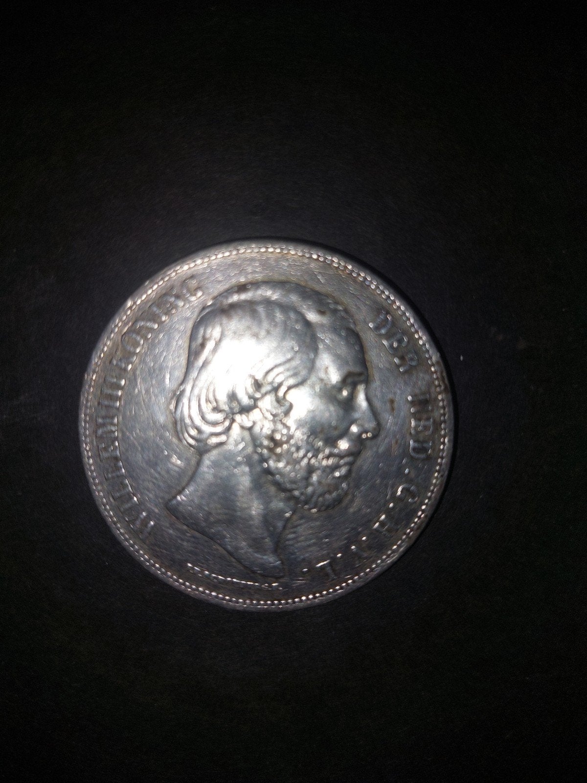 Zilveren 2½ Gulden Koning Willem III 1872, Koning Willem III, Zilver, Ophalen of Verzenden, Losse munt